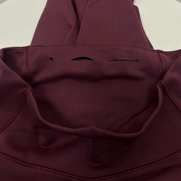 Lululemon In Movement Crop Everlux 19” Dark Excellent Condition Adobe Size 4 - Picture 4 of 6